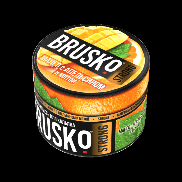Смесь Brusko Strong манго с апельсином и мятой  50 гр в Донецке