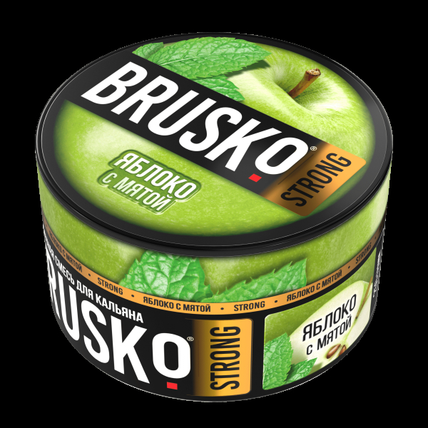 Смесь Brusko Strong яблоко с мятой  250 гр в Донецке