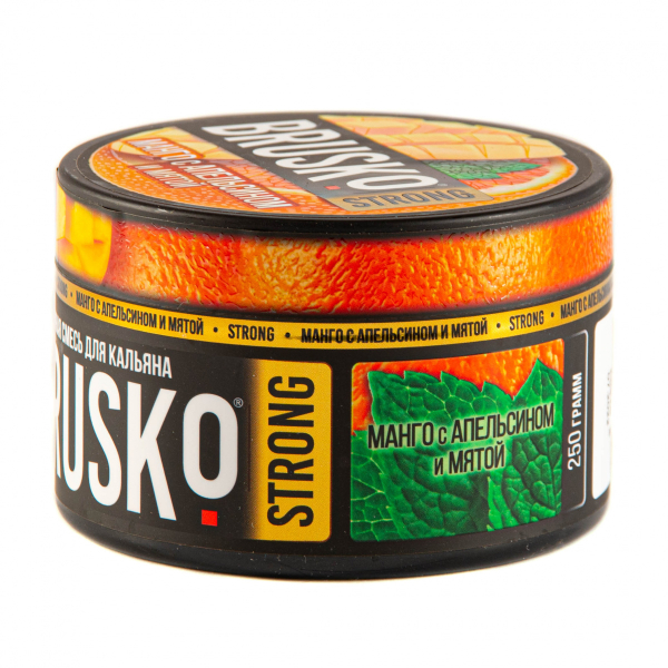 Смесь Brusko Strong манго с апельсином и мятой  250 гр в Донецке