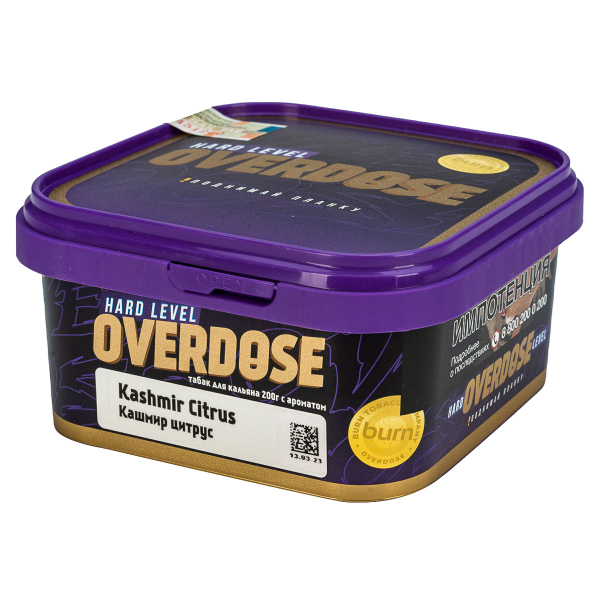 Табак Overdose Kashmir Citrus  200 грамм в Донецке