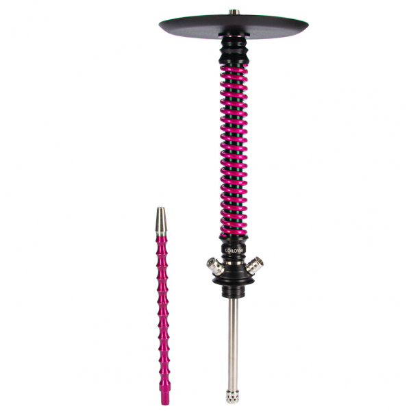 Кальян Mamay Customs Coilovers чёрно-розовый лак   в Донецке