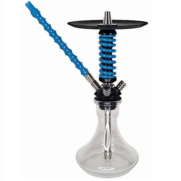 Кальян Mamay Custom Coilovers Micro Черный-Голубой Лак  в Донецке