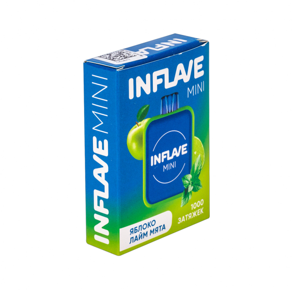 Inflave Mini Яблоко Лайм Мята (1000 Затяжек) в Донецке