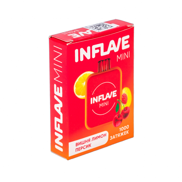 Inflave Mini Вишня Персик Лимон (1000 Затяжек) в Донецке