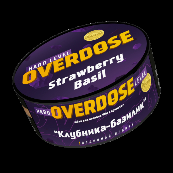 Табак Overdose Strawberry Basil  100 грамм в Донецке