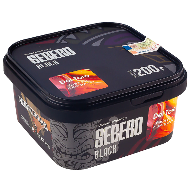 Табак Sebero Black Del Toro  200 грамм в Донецке
