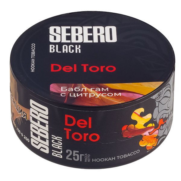 Табак Sebero Black Del Toro  25 грамм в Донецке