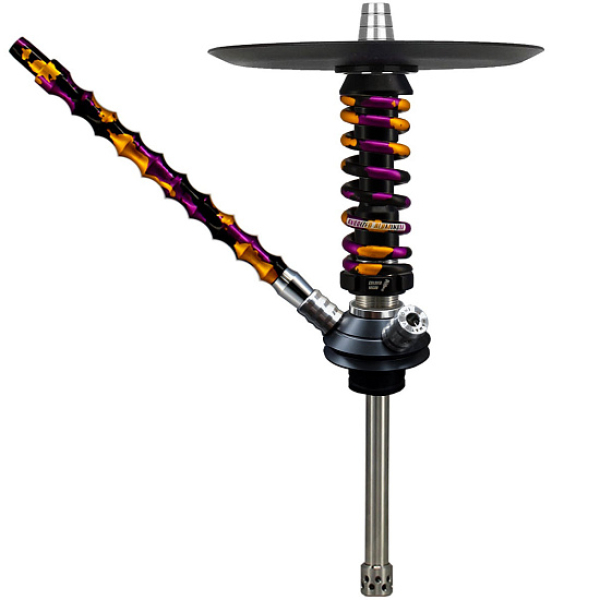Кальян Mamay Custom Coilovers Micro Черный Пурпурно-Золотой Камуфляж  в Донецке