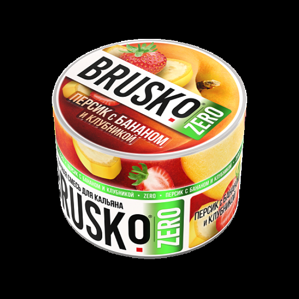 Смесь Brusko Персик С Бананом И Клубникой (Zero)  50 гр в Донецке