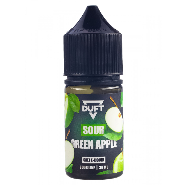 Жидкость Duft Sour Line Salt 20 Green Apple 30 Мл в Донецке