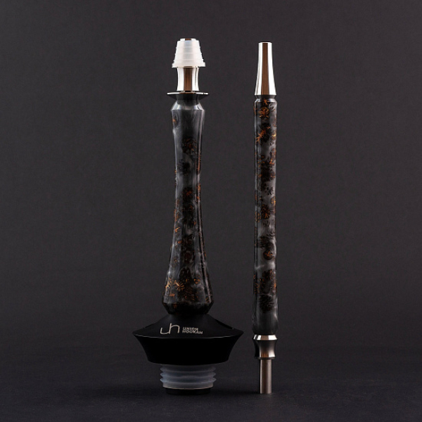 Кальян Union Hookah Sleek Акрил С Шишками Серый  в Донецке