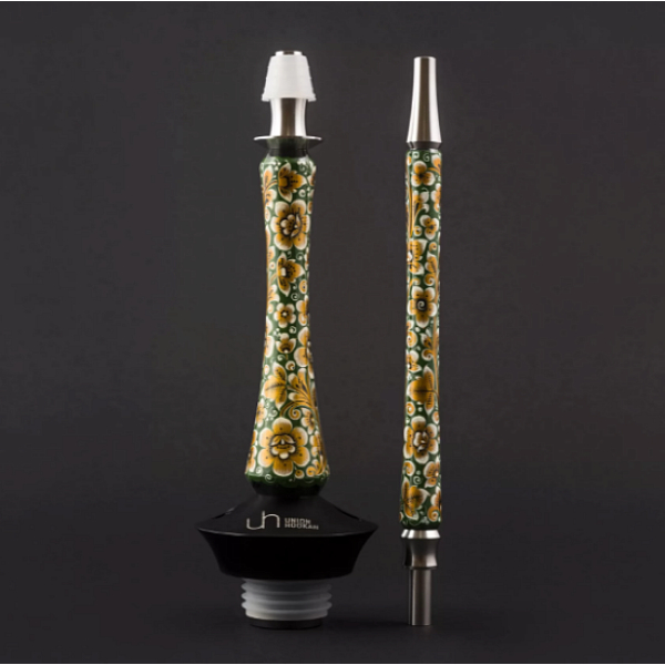 Кальян Union Hookah Sleek Хохлома Зеленый  в Донецке