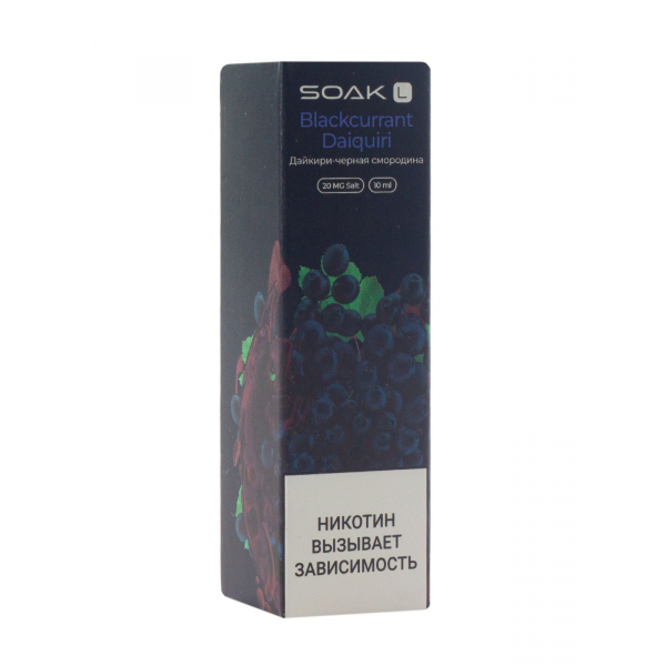 Жидкость Soak Blackcurrant Daiquiri 10 Мл 2 Мг в Донецке