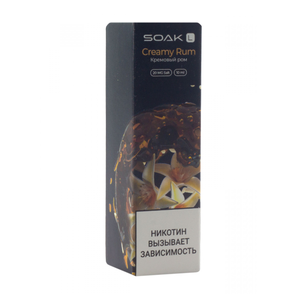 Жидкость Soak Creamy Rum 10 Мл 2 Мг в Донецке
