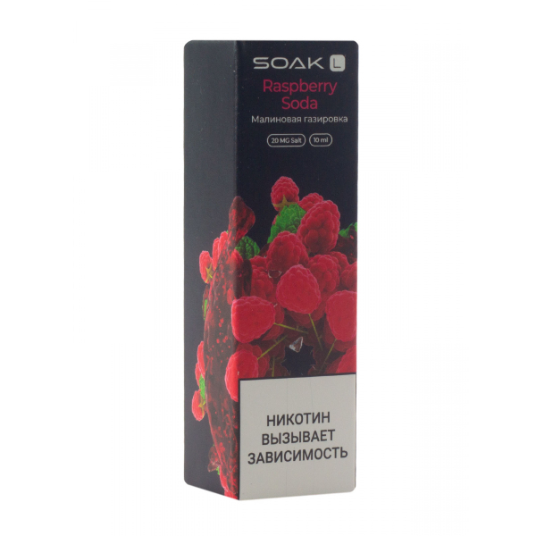 Жидкость Soak Raspberry Soda 10 Мл 2 Мг в Донецке