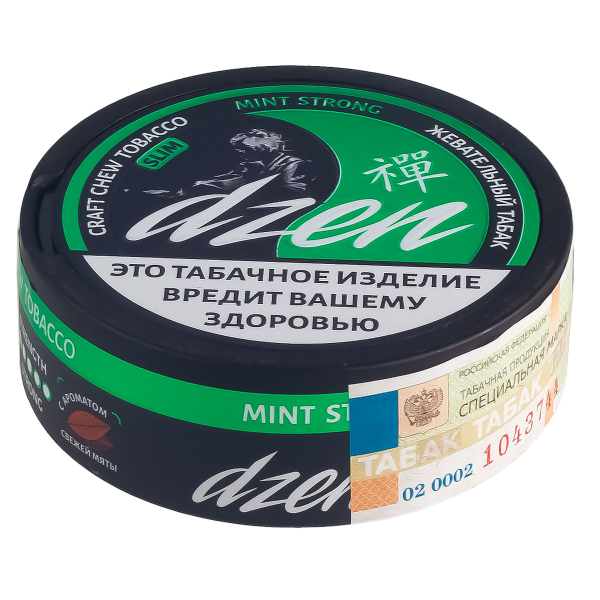 Жевательный табак Dzen Strong Slim Mint 9 грамм в Донецке