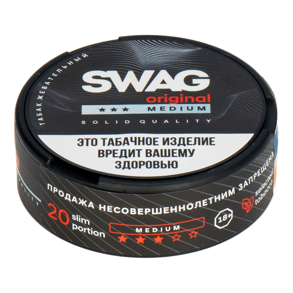 Жевательный табак Swag Medium Original 10 грамм в Донецке