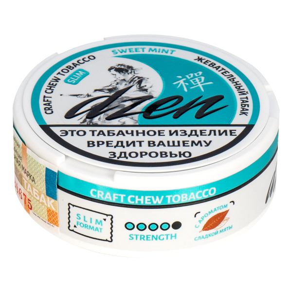 Жевательный табак Dzen Slim Sweet Mint 9 грамм в Донецке