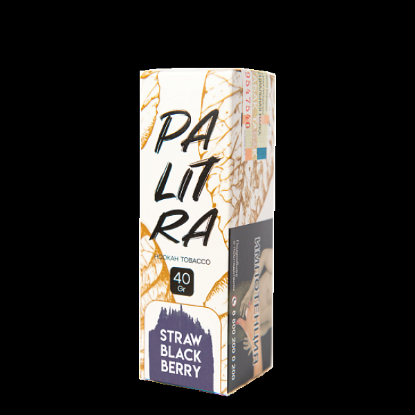 Табак Palitra Straw Black Berry (Земляника Ежевика)  40 грамм в Донецке