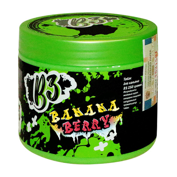 Табак B3 Bananaberry  250 грамм в Донецке