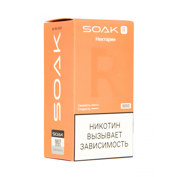 Soak R Нектарин 5000 Затяжек в Донецке