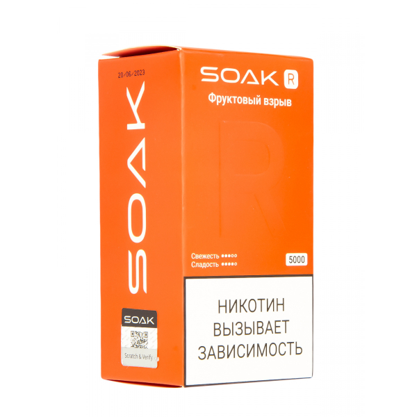 Soak R Фруктовый Взрыв 5000 Затяжек в Донецке