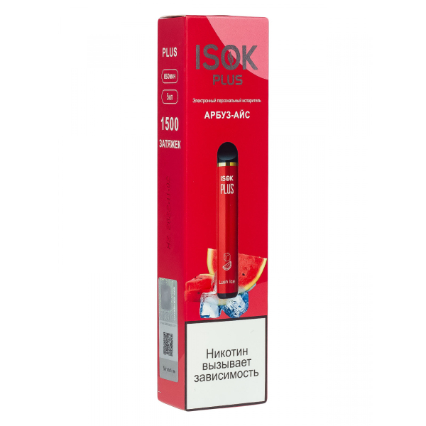 Isok Plus Арбуз Айс (1500 Затяжек) в Донецке