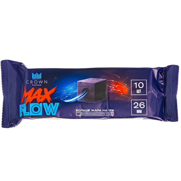 Уголь Crown Maxflow Кокосовый 10 Шт (26 Мм) в Донецке