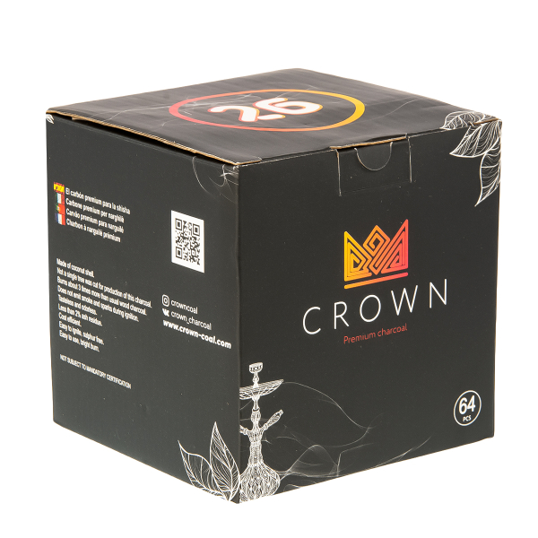 Уголь Crown Кокосовый 64 Шт (26 Мм) в Донецке