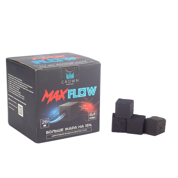 Уголь Crown Maxflow Кокосовый 64 Шт (26 Мм) в Донецке