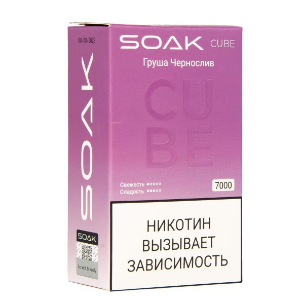 Soak Cube Груша Чернослив 7000 Затяжек в Донецке