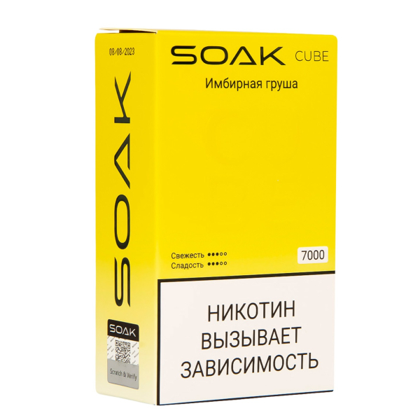 Soak Cube Имбирная Груша 7000 Затяжек в Донецке