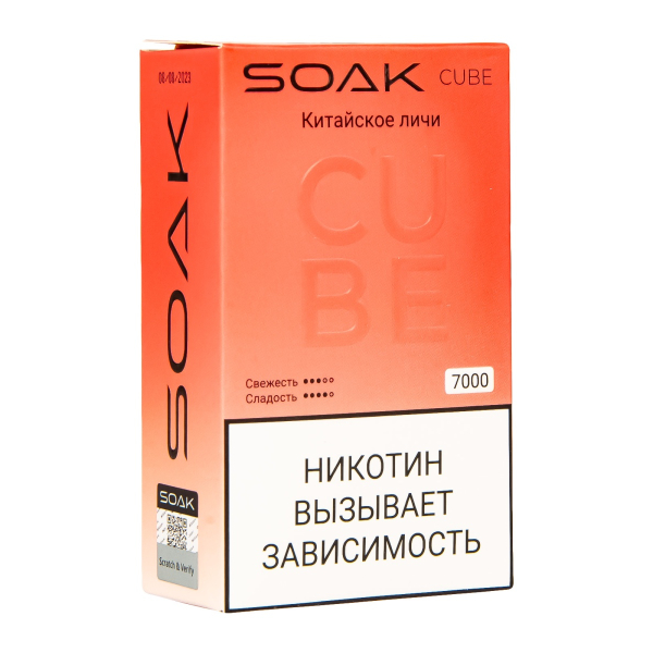 Soak Cube Китайское Личи 7000 Затяжек в Донецке