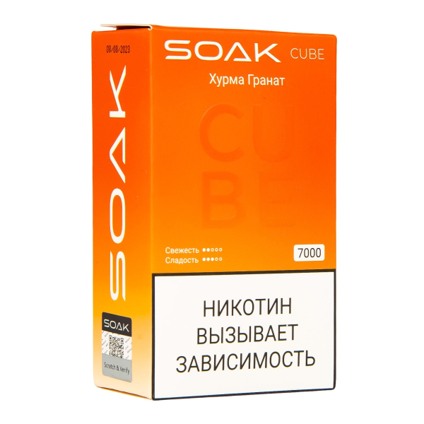 Soak Cube Хурма Гранат 7000 Затяжек в Донецке