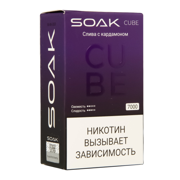 Soak Cube Слива С Кардамоном 7000 Затяжек в Донецке