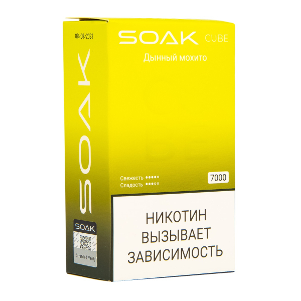 Soak Cube Дынный Мохито 7000 Затяжек в Донецке