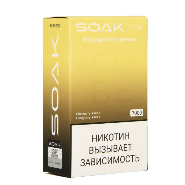 Soak Cube Маскарпоне С Лаймом 7000 Затяжек в Донецке
