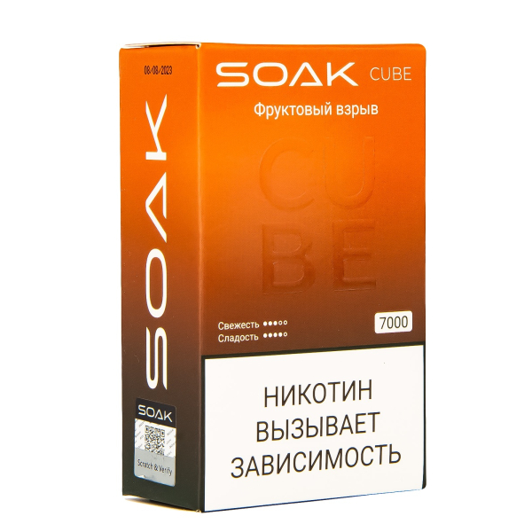 Soak Cube Фруктовый Взрыв 7000 Затяжек в Донецке