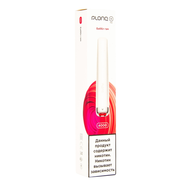 Plonq Plus Pro Баббл Гам (4000 Затяжек) 20 Мг в Донецке