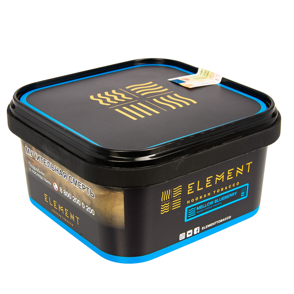Табак Element Вода Mellow Blueberry  200 грамм в Донецке