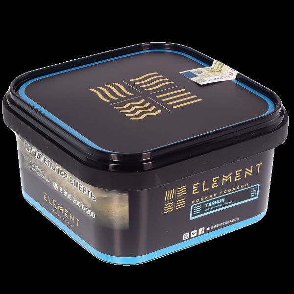 Табак Element Вода Tarhun  200 грамм в Донецке