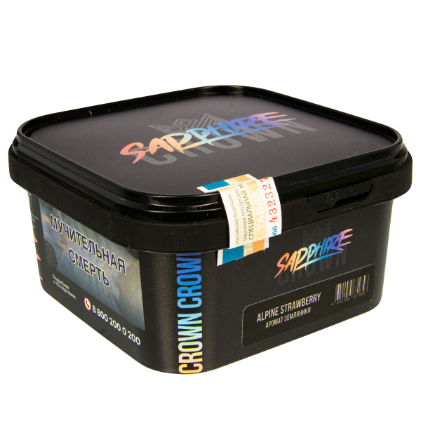 Табак Sapphire Crown Alpine Strawberry  200 грамм в Донецке