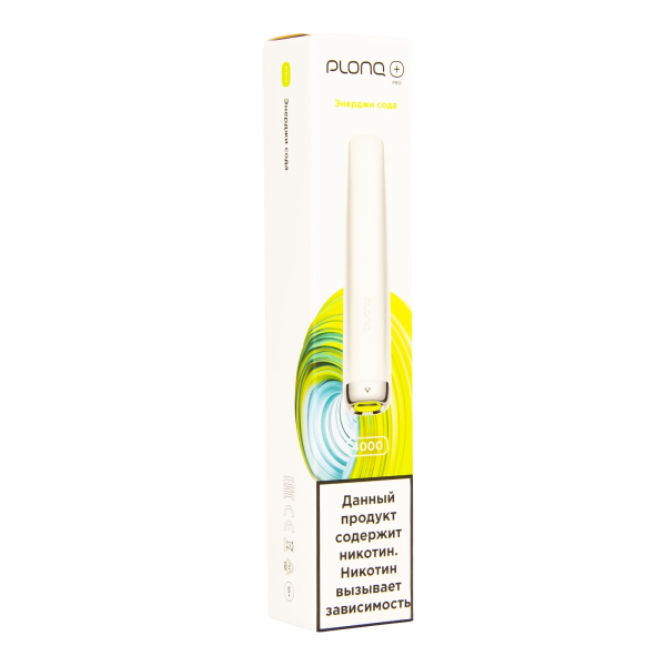 Plonq Plus Pro Энерджи Сода (4000 Затяжек) 20 Мг в Донецке