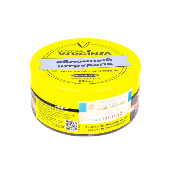 Табак Original Virginia Middle Яблочный Штрудель  100 грамм в Донецке