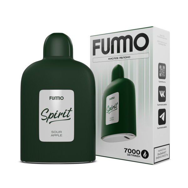 Электронка Fummo Spirit Кислое Яблоко  в Донецке