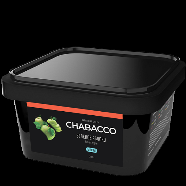 Смесь Chabacco Green Apple    Medium 200 гр в Донецке