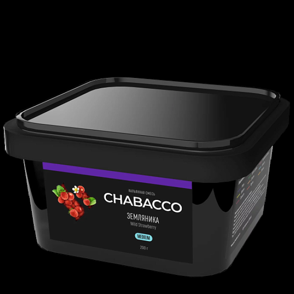 Смесь Chabacco Wild Strawberry    Medium 200 гр в Донецке