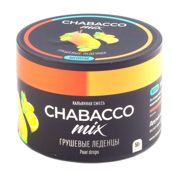 Смесь Chabacco Mix Pear Drops   Medium 50 гр в Донецке