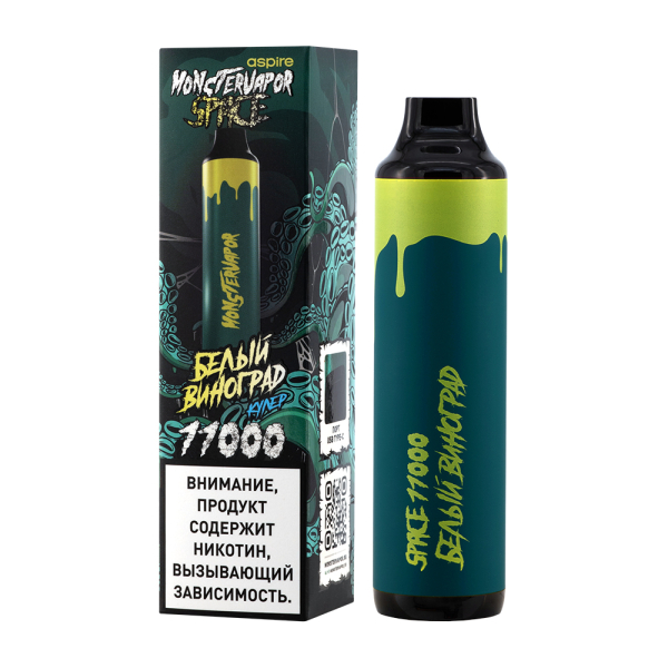 Электронка Monstervapor Space Белый Виноград (11000 Затяжек) в Донецке