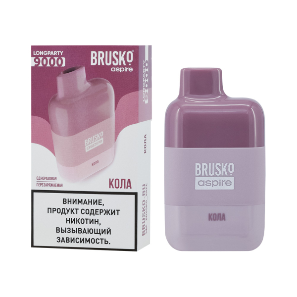 Электронка Brusko Longparty Кола (9000 Затяжек) в Донецке